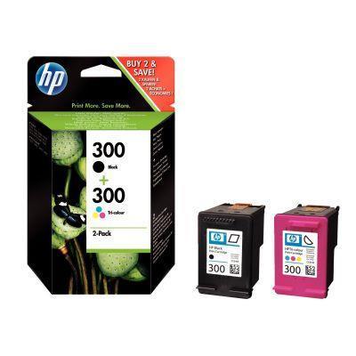 Lot de 2 cartouches jet d\'encre à la marque HP CC640+643 noir et couleurs_0