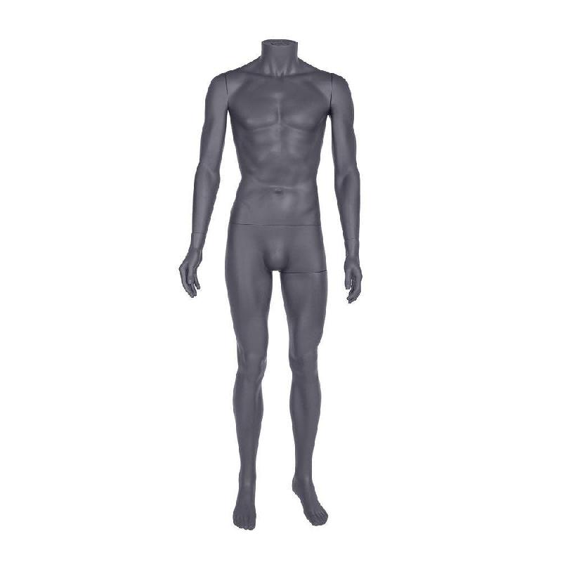 Mannequin homme modulable sans tête jambes droites anthracite mat_0