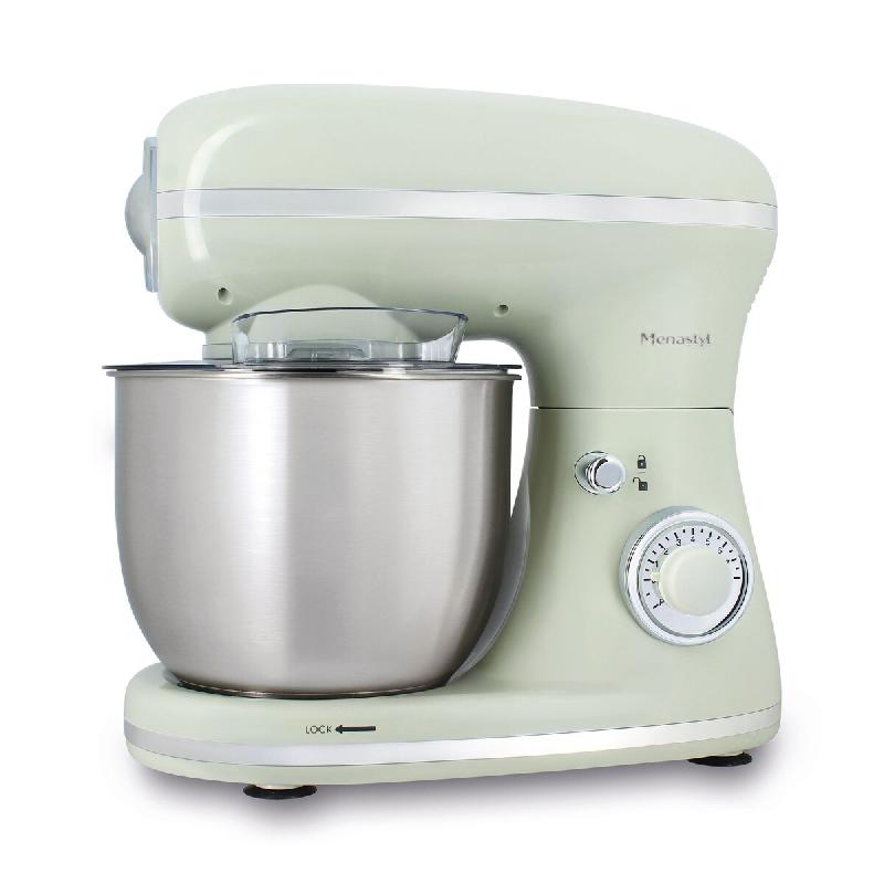 Menastyl - Robot patissier retro en polypropylène celadon et acier inoxydable - 3256391050293_0