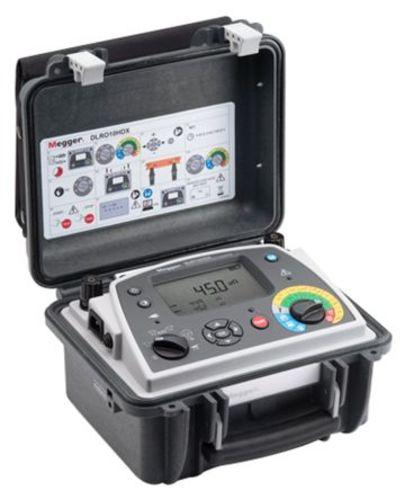 Micro ohmmètre numérique 10a, dlro10hdx-kc1tl3c-lg1-p2 batterie & secteur, sortie hi/ - MEGDLRO10HDX-KC1TL3C_0