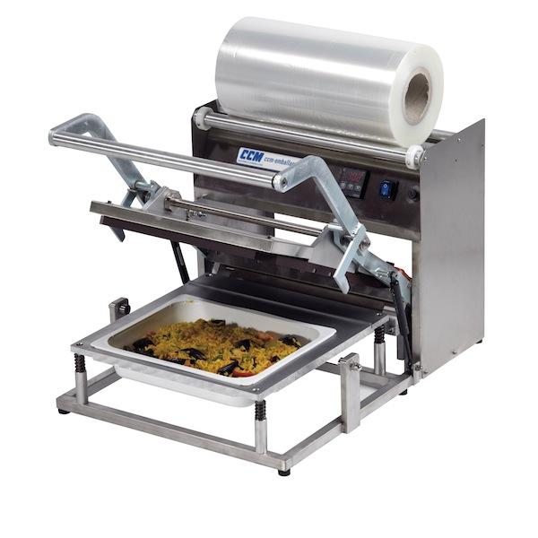 Operculeuse de barquettes manuelle grand format Barq'325 - réf B32501 - format maxi 1/2 GN (325 x 265 mm)_0