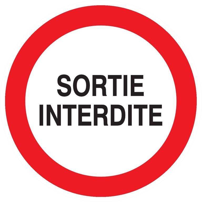 Panneaux rigides ronds 420 mm interdictions obligations - PNRPSC-TL05/STI_0