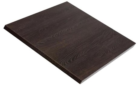 PLATEAU LAMIDUR CARRÉ WENGÉ 68 X 68 CM