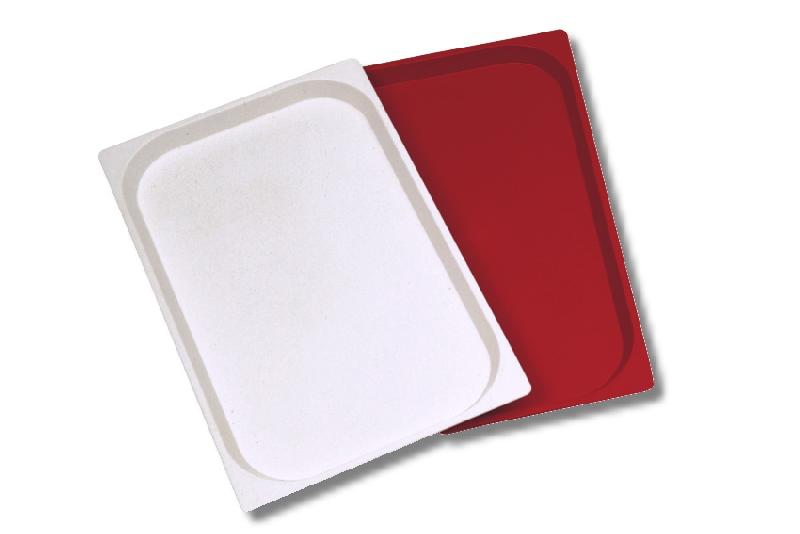 PLATEAUX ABS 600X400 MM - ROUGE