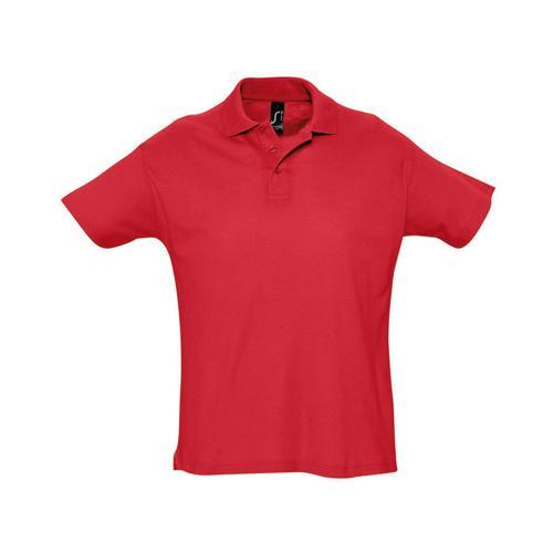 POLO PERSONNALISABLE PIQUÉ SUMMER ADULTE ROUGE
