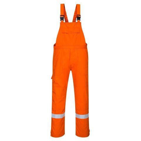 PORTWEST FR27 COTTE À BRETELLES BIZFLAME PLUS ORANGE - TAILLE M