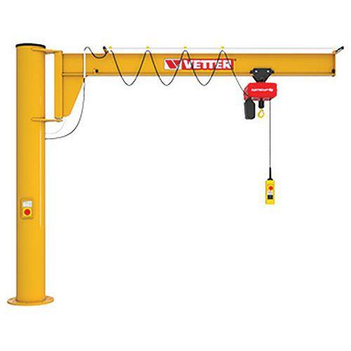 POTENCE SURÉLEVÉE SUR FÛT F=1000KG PORTÉE = 3M – VETTER