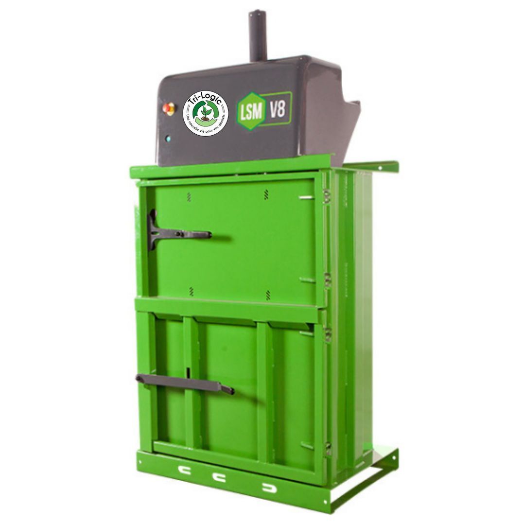 Presse à balles V8 - Compacteur hydraulique vertical - Balles de 100 à 180 kg - Compactage jusqu'à 90%_0