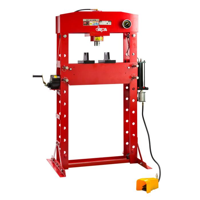Presse d'atelier hydraulique 50 tonnes - wp 50 hm - avec manomètre_0