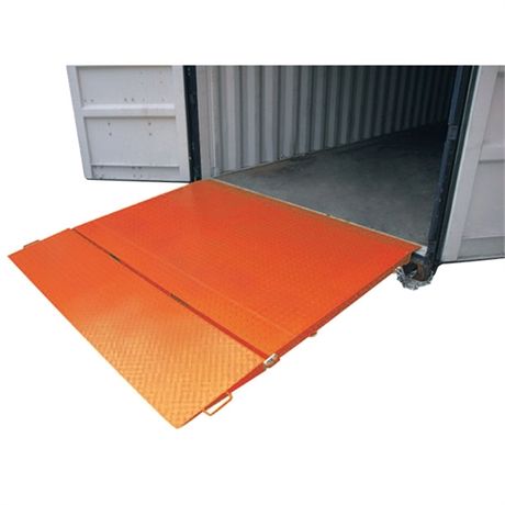RCC - Rampe d'accès pour conteneur - 2.00m x 2.20m - 304 kg - peinture epoxy et tôle larmée_0
