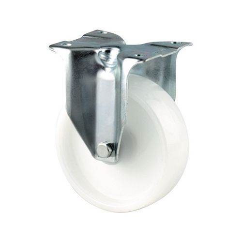ROULETTE FIXE MONTURE PLATINE FORCE : 150 DIAMÈTRE 125 MM - TENTE