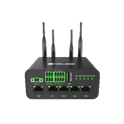 Routeur 2G/3G/4G LTE Cat 4 + WiFi 2,4GHz - R1520-4L - Certifié e-Mark avec GPS et multiples interfaces_0