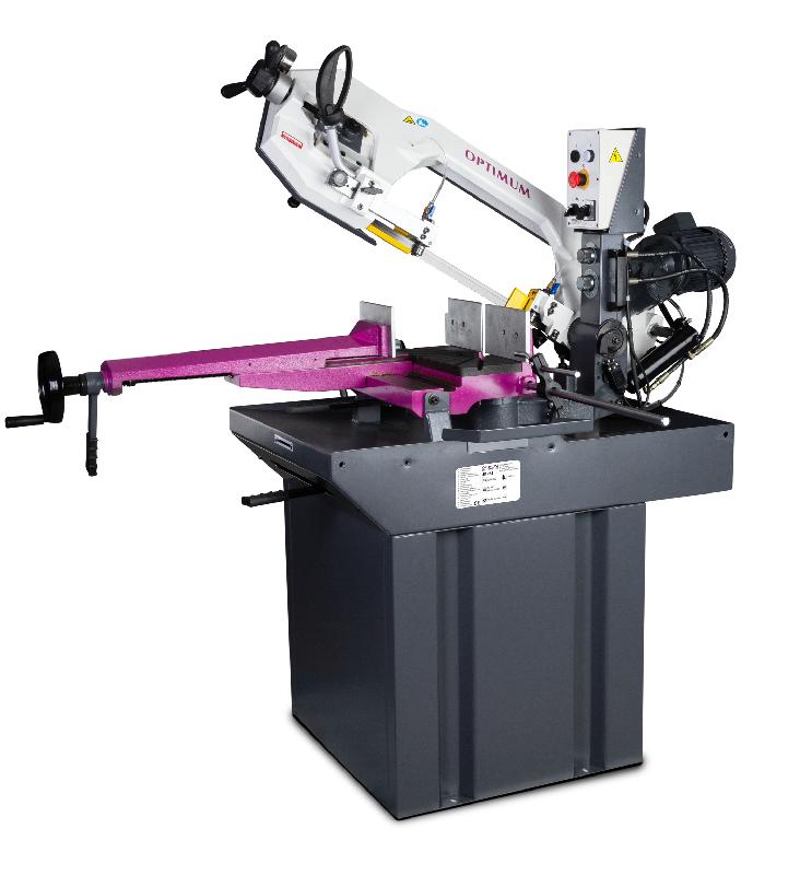 Scie à ruban pour métaux Optisaw SD285 - coupe ronde Ø235 mm - 1,5 kW - 400V - inclinaison -45°/+60° - vitesses 45/90 m/min - lame 27 mm_0