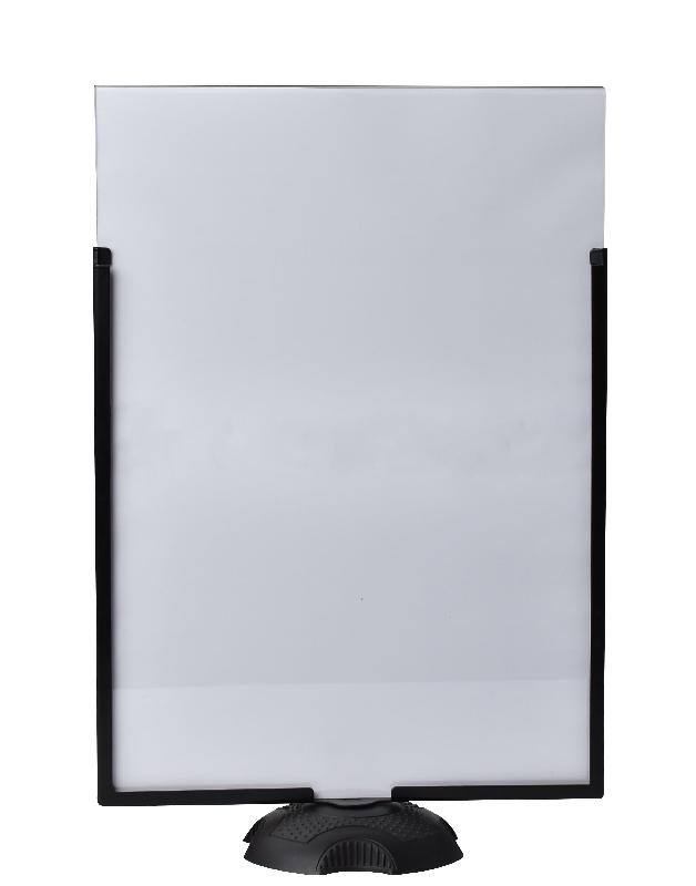 Support pour message publicitaire - fixation poteau - acier inoxydable - formats A4 et A3 - Skipper INTSKIPPUB_0
