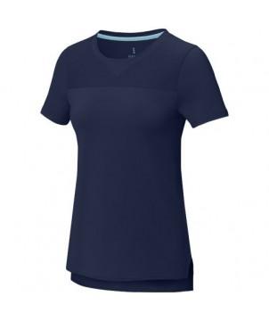 T-SHIRT BORAX À MANCHES COURTES ET EN COOL FIT RECYCLÉ GRS POUR FEMME BLEU MARINE - GOODIES ÉCOLOGIQUES