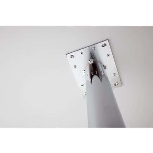 TABLE DE CONFÉRENCE EN SET SÉRIE K-400X240CM-NOYER-CHROME - HAMMERBACHER