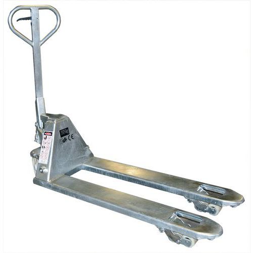 TRANSPALETTE MANUEL GALVANISÉ - CAPACITÉ 2500 KG - STOCKMAN
