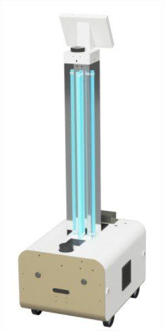 Robot de désinfection UV-C autonome - DTS - Lampes UV-C 254nm 4x150W - Made in France_0