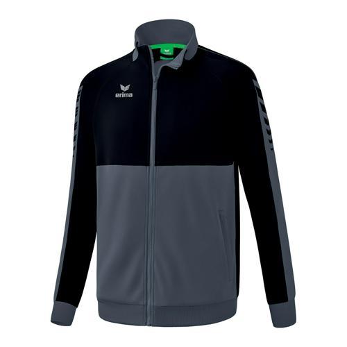 VESTE DE SURVÊTEMENT - ERIMA - WORKER SIX WINGS GREY/NOIR