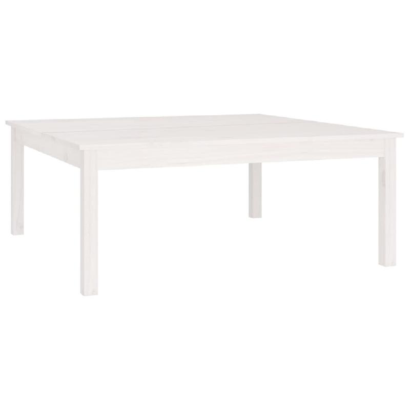 VidaXL Table basse Blanc 100x100x40 cm Bois massif de pin Modèle Cosmo Concept - 814290_0