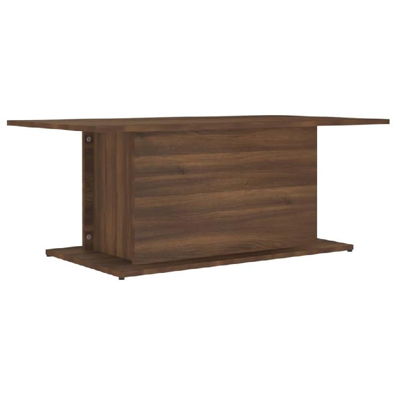 VidaXL Table basse chêne marron 102x55,5x40 cm bois d'ingénierie Modèle Vega - 813094_0