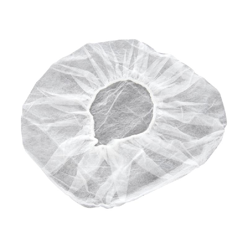 100 charlottes jetables taille unique - Silverline 511087 - Filets pour cheveux en polypropylène avec élastique_0
