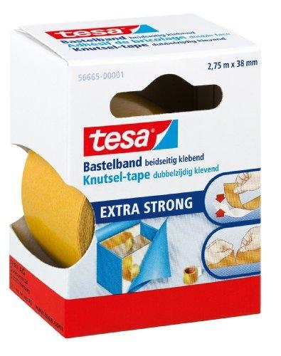 TESA 56665-00001-00 - Adhésif de bricolage double-face universel - 2,75 m x 38 mm_0