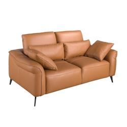 AC ANGEL CERDA Angel Cerdá Canapé 2 places en cuir marron 6207C 170 x 107 x 105 - marron fourrure 8435631033134_0