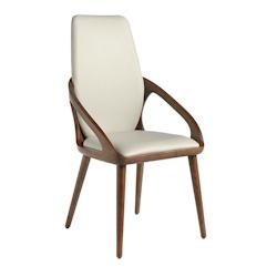 AC ANGEL CERDA Angel Cerdá Chaise en similicuir crème 4066C 52 x 62 x 100 - beige fourrure 8435631001584_0