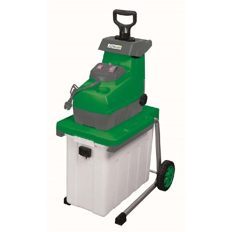 Broyeur à végétaux 2800 W PRBVB2800 - moteur puissant, couteaux rotatifs, bac de récupération 60 L_0