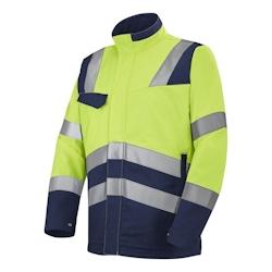 Cepovett - Blouson Fluo SAFE XP Jaune / Bleu Marine Taille XS - XS jaune 3603624526191_0