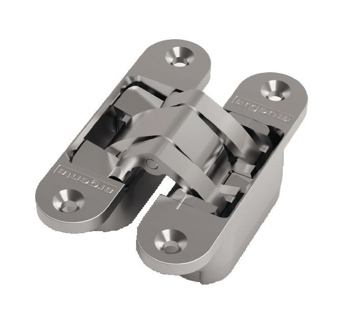 Charnière invisible medium en zamak dimensions 111x29mm finition noire mate - ARGENTA – 70000228 - 761100_0