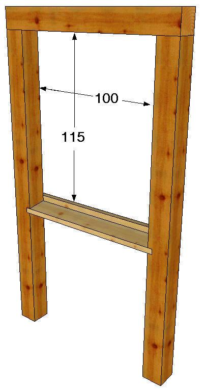 Charpente - bâti de lucarne en bois exotique_0