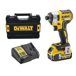 DEWALT MACHINES Visseuse à Choc 1/4 205nm 18v Dewalt Dcf887p1-qw Brushless Avec Coffret Et 1 Batterie 5,0 Ah - 0641243927442_0
