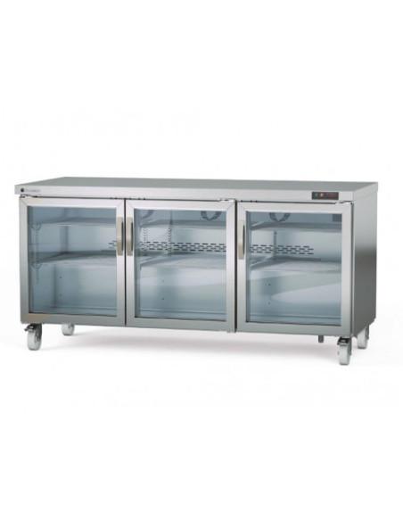 Meuble réfrigérée haut rendement 3 portes vitrées  Référence: SDV-72_0