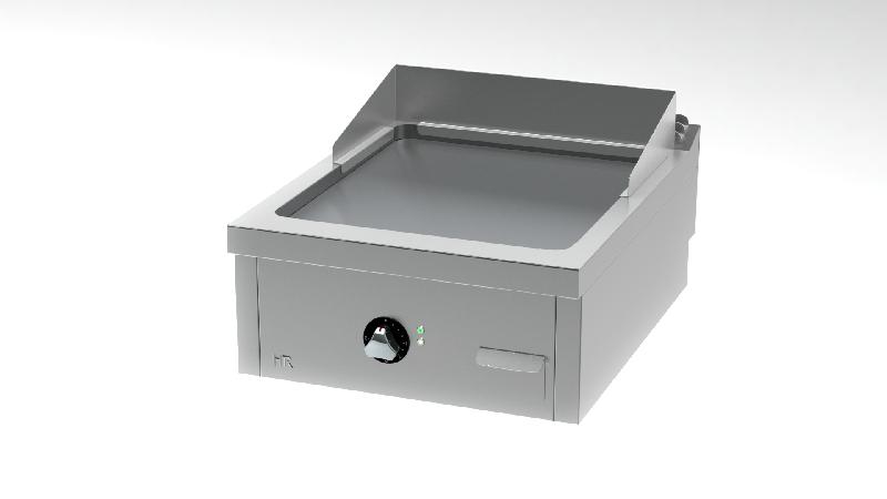 Plancha électrique fry-top professionnelle à poser - 600x750x410mm - Plaque en acier rectifié - FTE7506S_0