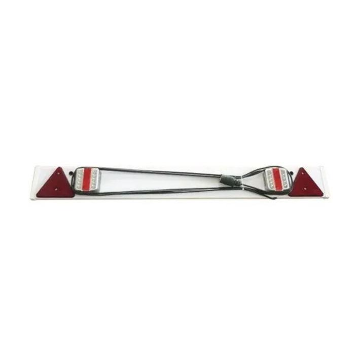 Rampe d'éclairage PVC arrière LED 12V - 1,22 m - câble 7,5 m - idéal pour remorques de bateau_0