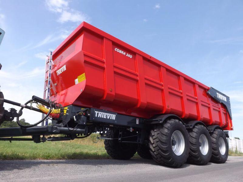 Remorque agricole Cobra 240 - Thievin - PTAC 32T - Tridem à bielles - Volume jusqu'à 56 m³_0