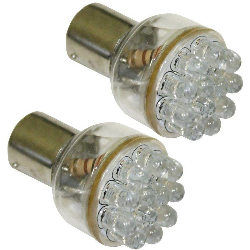 2X Ampoule 24V P21W R10W R5W 9LED Vert pour Camion Semi-remorque Porte de Garage Portail AERZETIX