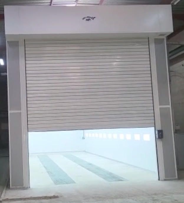Cabine de peinture rétractable RETRA-FLEX poids lourd - dimensions 18x5x4m - Sellerpro_0