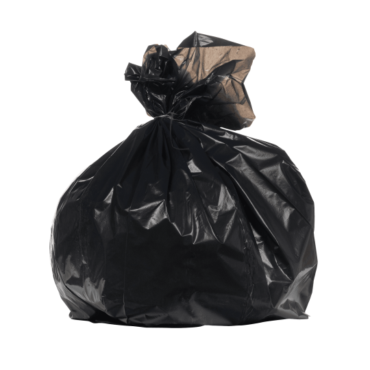 Carton de 100 sacs poubelles noirs 340L - renforcés 55 microns - résistants poids et objets tranchants_0