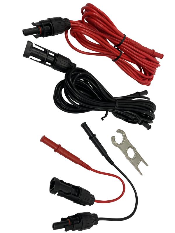 CHAUVIN ARNOUX - Jeu de cordons rouge et noir de type MC4 pour les installations photovoltaïques IP68_0