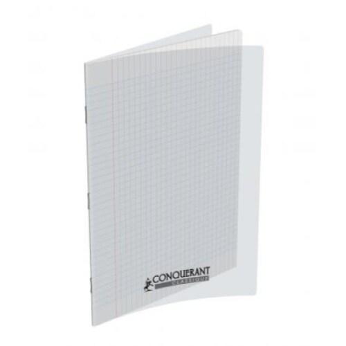 CONQUERANT Lot de 10 Cahier Classique PP piqué A4, 96p./48 feuilles 90g/m², Séyès, incolore - 3020120022918_0