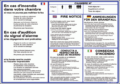 Consignes de sécurité pour chambre d'hôtel_0