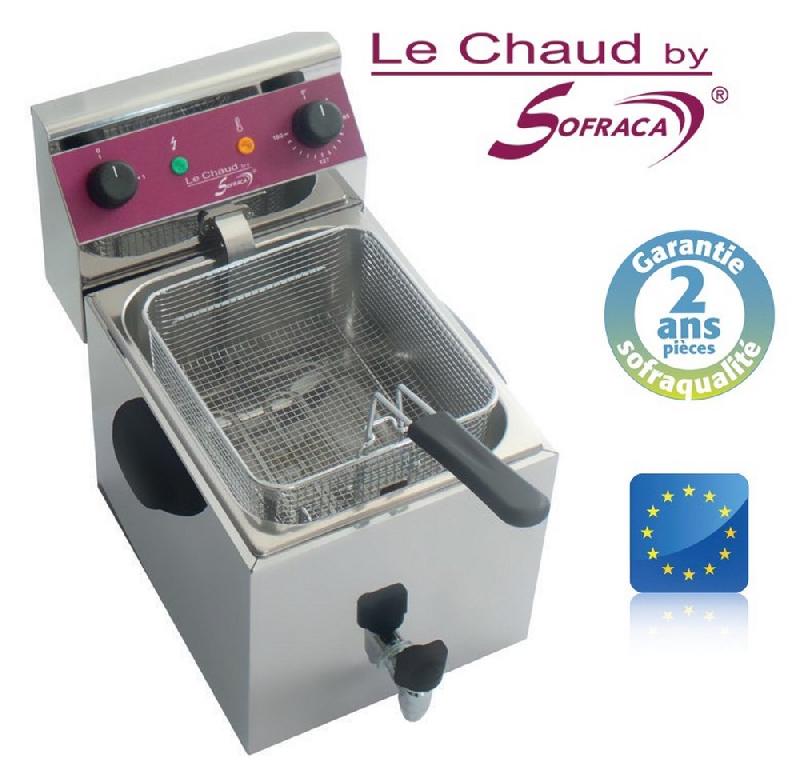 Friteuse pro électrique a poser  de table - 8 litres alimentation - monophasé (230 v ) - ACF68N_0