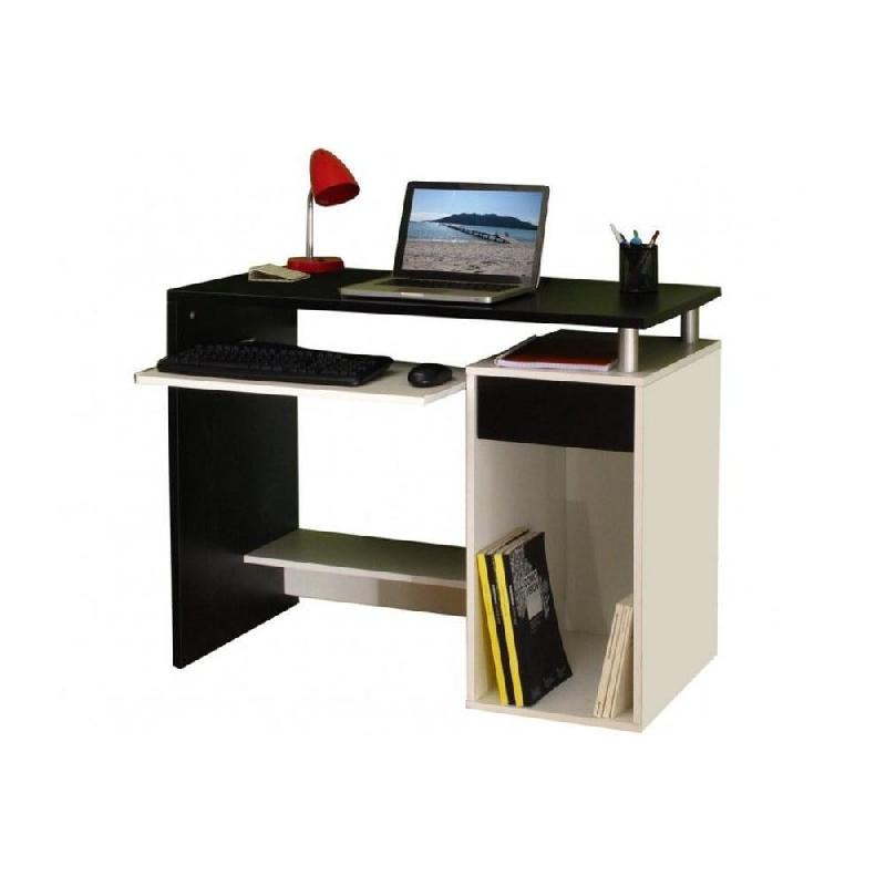 GEEK BUREAU INFORMATIQUE TRIPLE PLATEAUX NOIR & BLANC