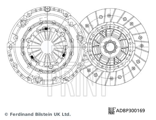 KIT D'EMBRAYAGE BLUE PRINT ADBP300169_0