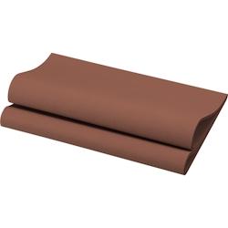 METRO PROFESSIONAL Serviettes Airlaid, 40 x 40 cm, 1/4 de pli, 4 plis, marron, 60 pièces - marron textile 1854_0