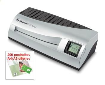 PLASTIFIEUSE A3 QUICKSTART H320 + 100 POCHETTES A4 Comparer les