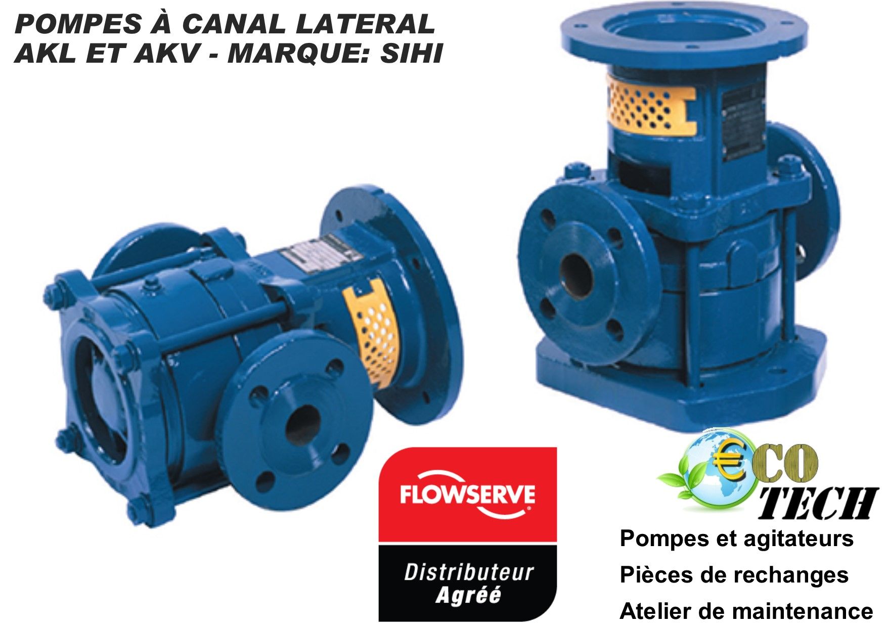 Pompe chimique sihi akl et akv  eco-tech distributeur flowserve normandie_0